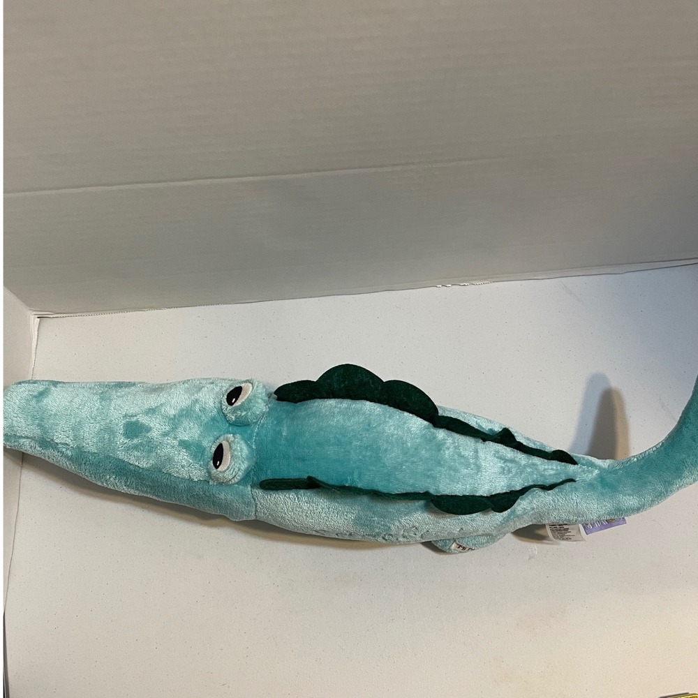 Mi Arcus Snappy Crocodile Plush Kids One Size Teal Excellent Soft Stuffed Toy - Picture 4 of 10
